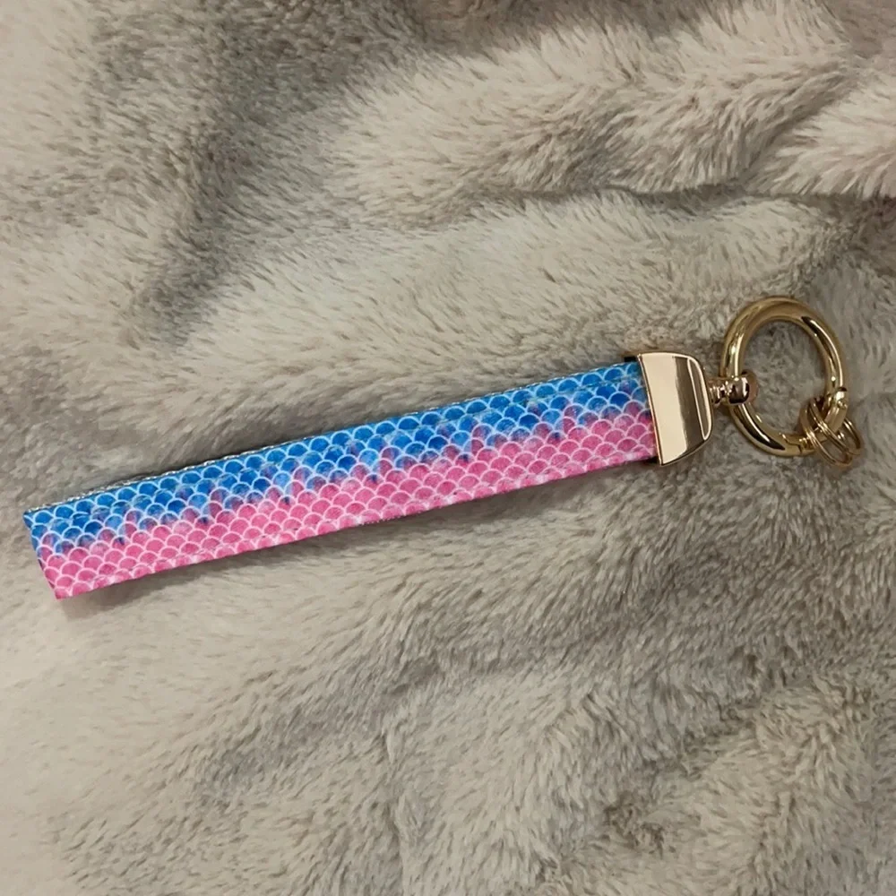 New mermaid print keychain